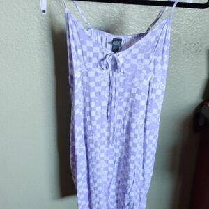 Wild Fable Lilac Checkered Slip